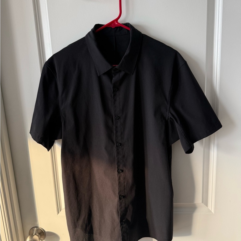 lululemon athletica Men's Black Button Down Shirt